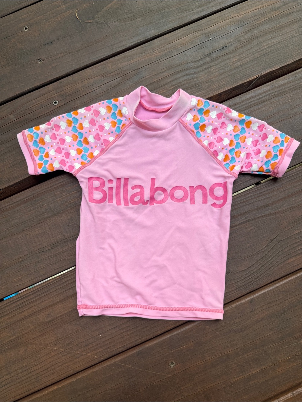 Billabong - pink Heart Rashguard